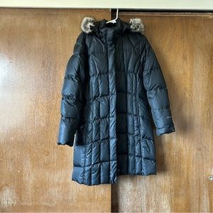 EDDIE BAUER Women's Black Down Coat - L